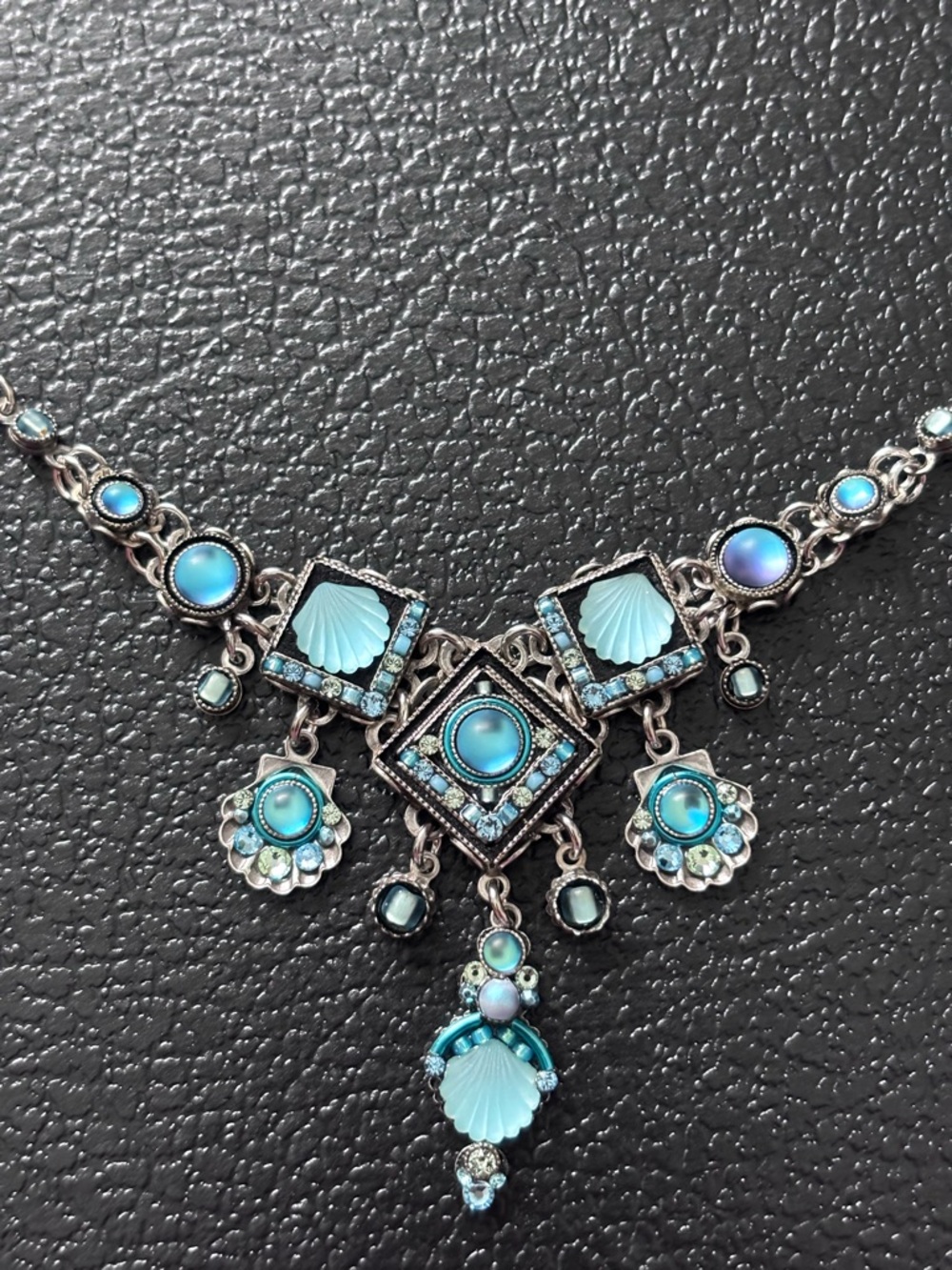 Ocean Mosaic Necklace by Firefly Jewelry
